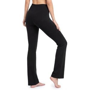 NWT Nirlon Straight Leg Yoga Pants - Soft & Breathable - Color Black - Size 3XL
